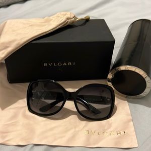 Authentic Bulgari BVLGARI sunglasses black 8065